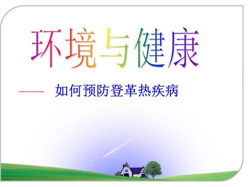环境与健康——如何预防登革热_培训课件.ppt