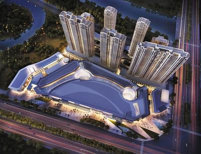 苍南银泰城鸟瞰图