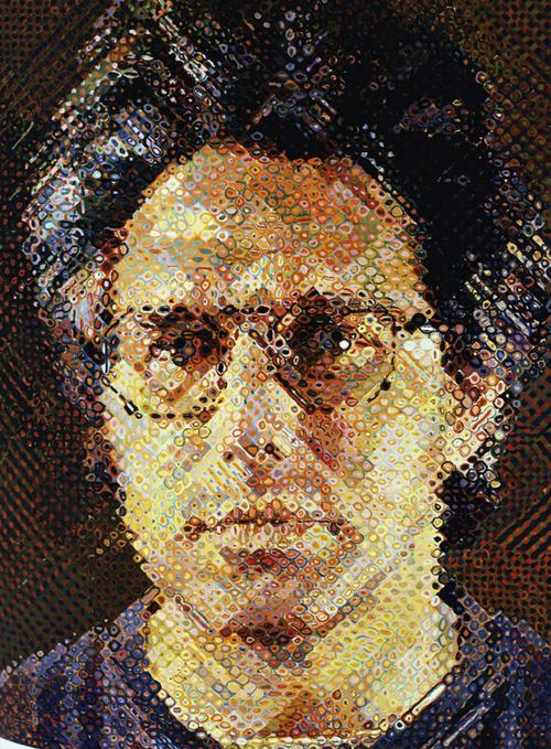 【转载】查克·克劳斯——从超写实主义到抽象的马赛克