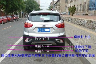 汽车后保险杠位置图示 汽车保险杠在哪个位置