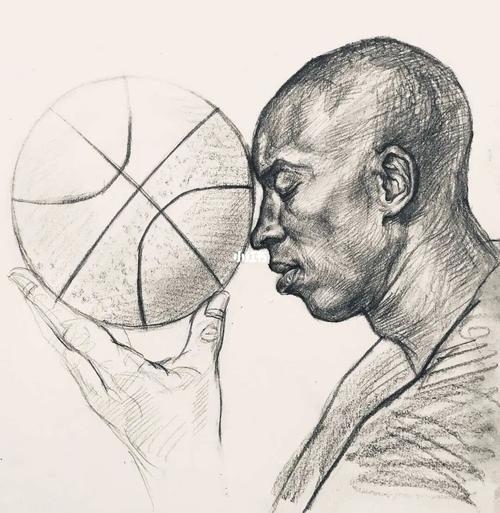 科比画像_科比_绘画_致敬科比_体育运动_篮球赛事