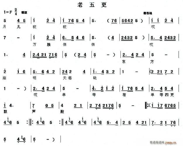 [眉户]眉户调谱例