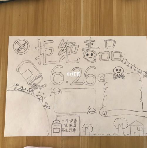 禁毒手抄报91_手抄报_简笔画_教程_简笔画教程_人文
