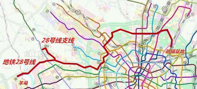 让人期待的成都地铁28号线被取消,11个重要片区都将受到影响!