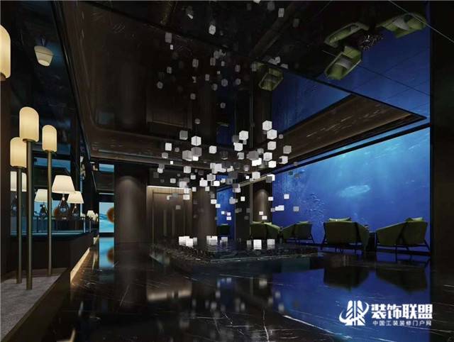 足浴会所装修效果图 新中式足浴会所装修效果图