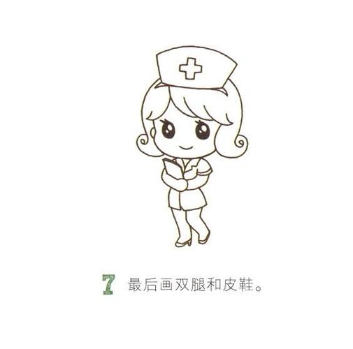 女医生简笔画图片大全