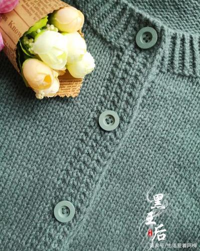 织毛衣:女士棒针开衫,麻花花样,无需另挑织门襟,附教程