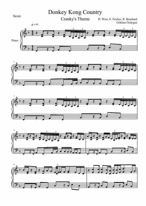 donkey kong country 大金刚国度 - cranky"s theme