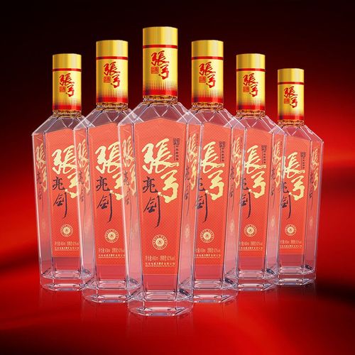 张弓酒42度价格及图片,张弓酒三年陈酿42度 酒厂直营 正品保障张弓酒 亮剑 口感浓香型 42度白酒 450ml*6瓶