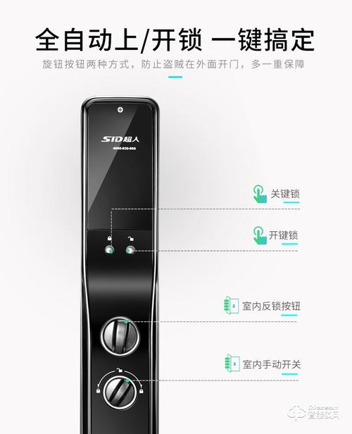 超人智能锁 q1-r人脸识别监控家用防盗门锁_sid超人智能锁-智能锁网
