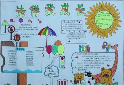 手抄报 五年级法律知识手抄报图片