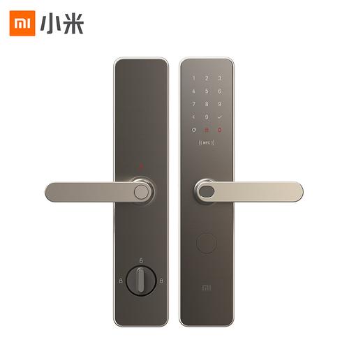 官方旗舰店小米米家智能门锁磨砂金标准锁体nfc解锁家用防盗指纹锁