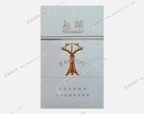 硬盒黄鹤楼包头白香烟小盒正面图片-包装版本:2009-2012