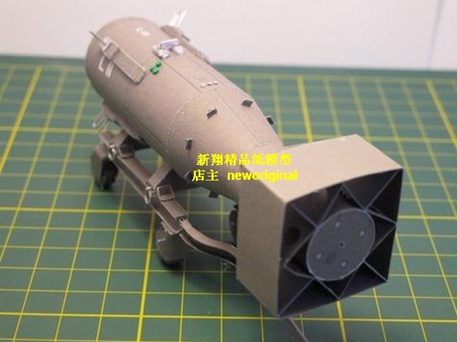 二战美国轰炸小日本广岛长崎 原子弹核弹氢弹小男孩胖子模型
