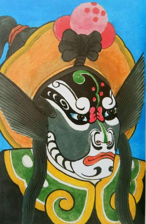 通渭老人刘尚贤和他的秦腔脸谱