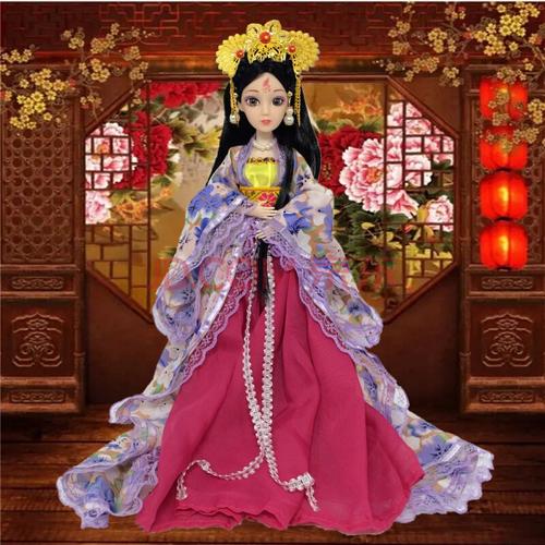 芭比娃娃30厘米 30厘米古代公主芭比娃娃女孩玩具换装