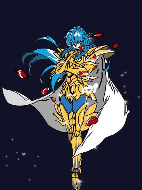 圣斗士第四弹双鱼座阿布罗狄|画画_绘画_双鱼座_procreate_北京攻略