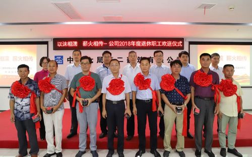 1,公司举办2018年退休职工欢送会