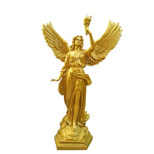 玻璃钢光明女神雕塑欧式庭院酒店摆件仿真西方人物雕塑