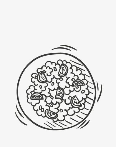 西红柿炒鸡蛋简笔画手抄报 手抄报模板大全