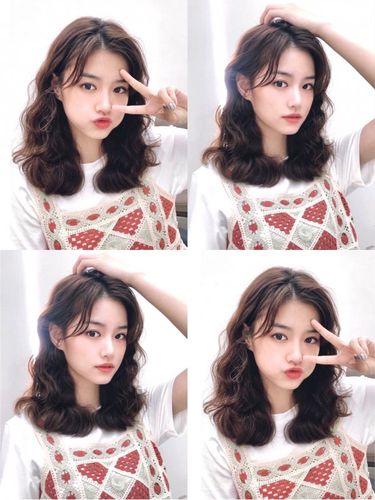 法式烫发 中短发烫发 蓬松烫 蛋卷头 显脸小发型