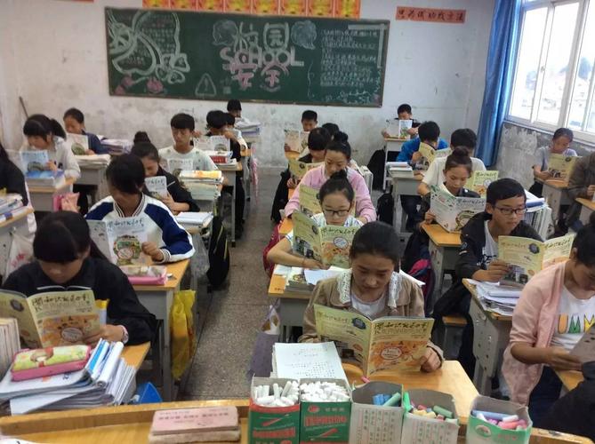 莘莘学子,书香校园—杂志漂流进陕西省勉县勉阳中学