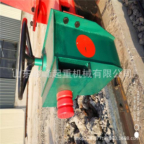 起重机龙门吊电动夹轨器铁鞋起重机500手动轨道夹