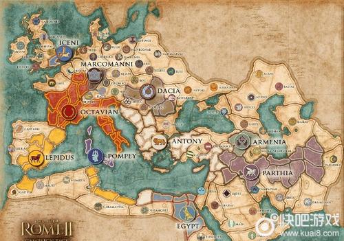 派系纷争《罗马2:全面战争》dlc帝皇地图
