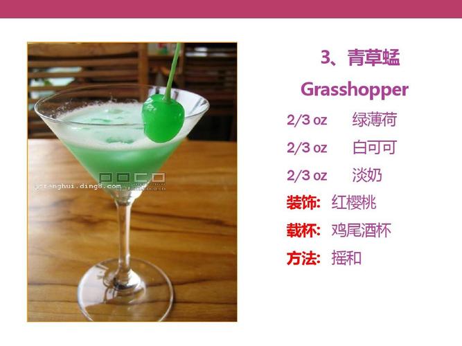 经典鸡尾酒配方