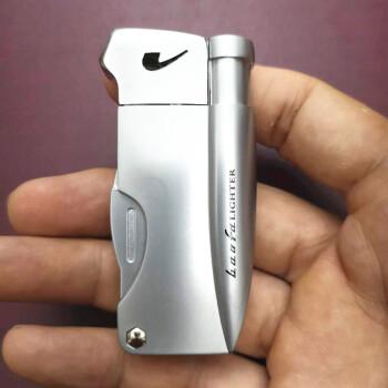 烟斗打火机斜火充气打火机个性斜火烟斗机配烟斗工具多功能创意点雪茄