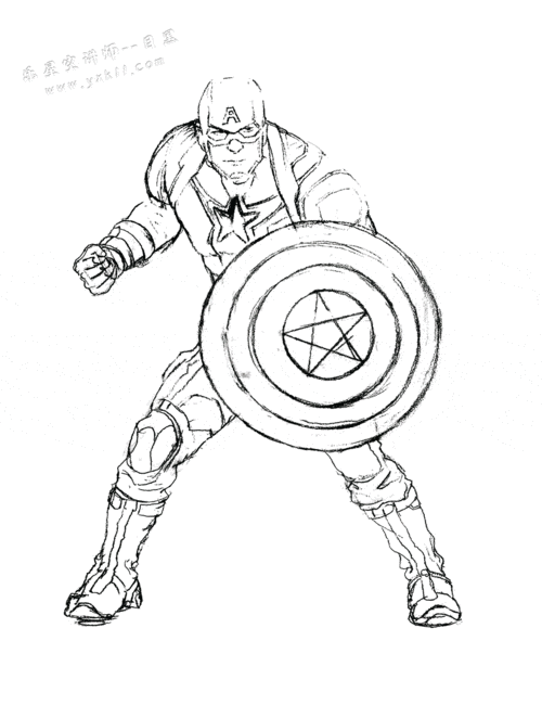 绘画启蒙班丨是他美国队长