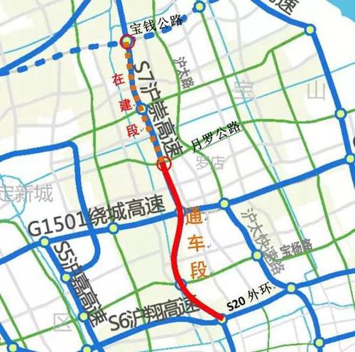s7沪崇高速(s20-月罗公路)明起通车 工程全长8.7公里_新浪上海_新浪网