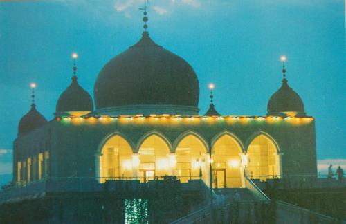 ⑤宁夏同心清真大寺   同心清真灯火暖