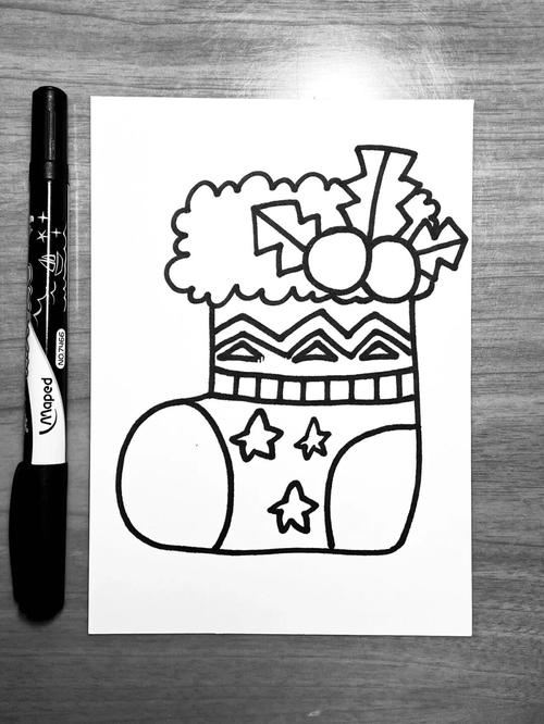【圣诞节贺卡90|第一弹】创意美术简笔儿童画