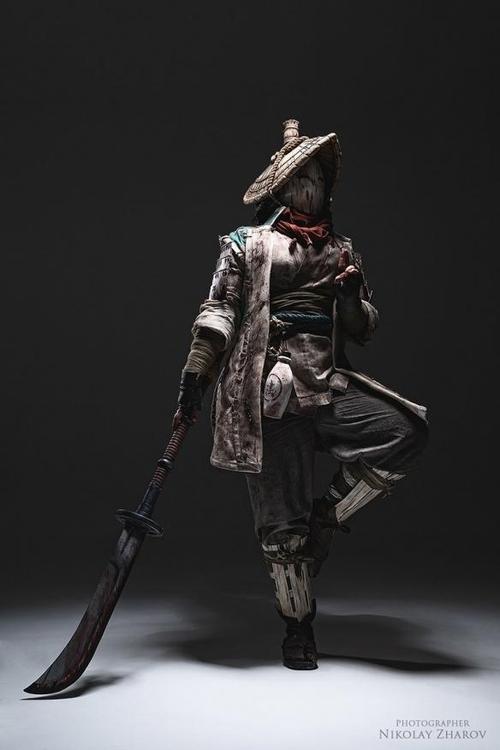 即刻出阵荣耀战魂剑圣野武士超还原cosplay