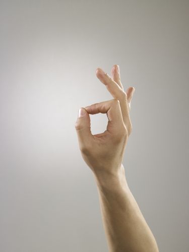 做ok手势的手高清图片