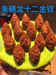 德顺堂文玩苏州南工纯手工橄榄核雕长串十二金钗大师朱晓龙收藏品