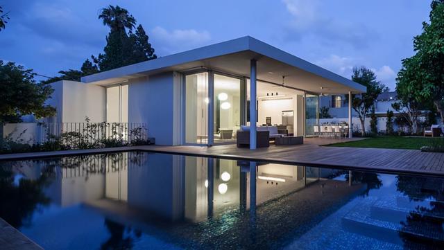 以色列舒适典雅单层住宅建筑设计