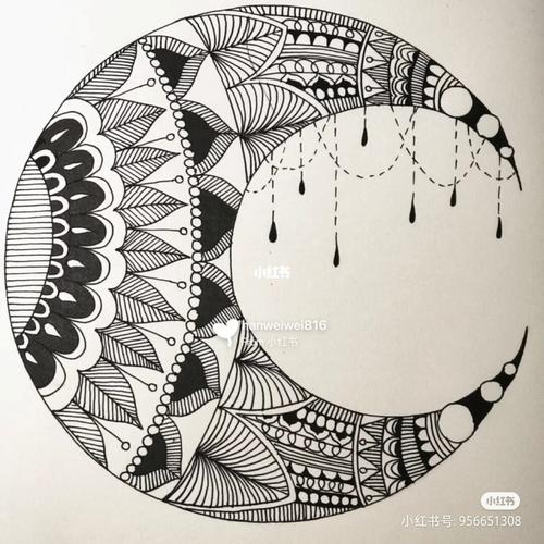 线描画_禅绕画_文化_绘画