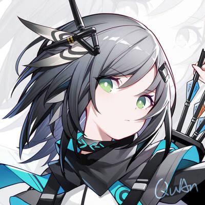 明日方舟:#灰喉#出自p站画师quan,画师p id=6657532.