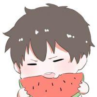 呆呆的可爱头像_西瓜吃货可爱qq头像