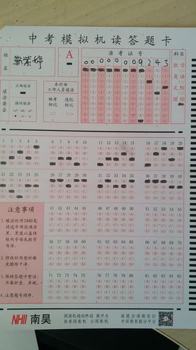 年12月11日 科目:信息技术考试 本次考试涂卡存在问题的学生共计57人