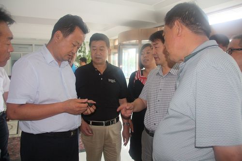 贺兰县常务副县长何建勃一行莅临公司考察