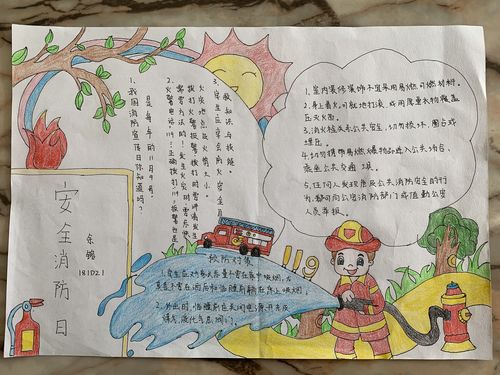 电气工程系开展"119安全消防日"主题手抄报活动
