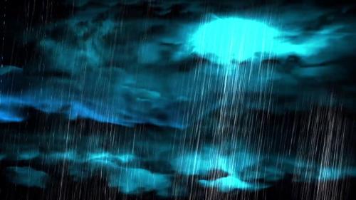 电闪雷鸣模拟动画转场特效