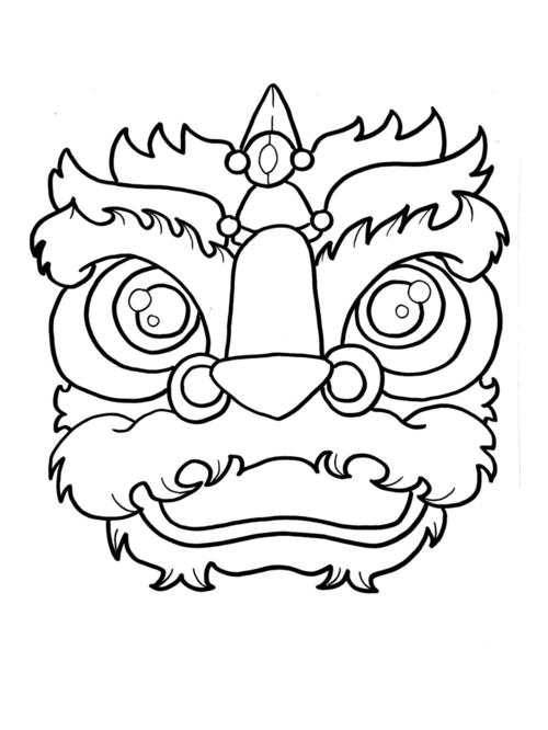 【69】少儿美术|马克笔儿童画《狮子》_马克笔_儿童画_美术_舞狮_狮子