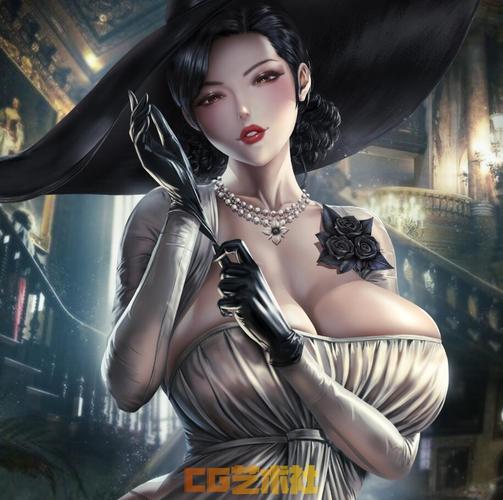 原画素材2021年3月lexaiduer画师纯图唯美cg插画作品4k8k