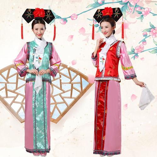 购客公主*清朝还珠格格服装 贵妃服宫女服装 古装 旗装 演出服影楼