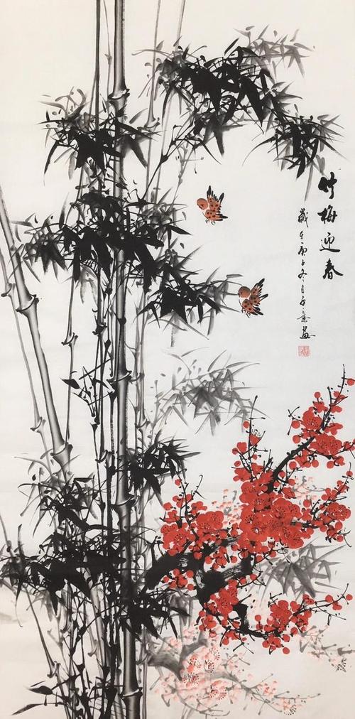 实力派画家落子意画家竹子作品欣赏