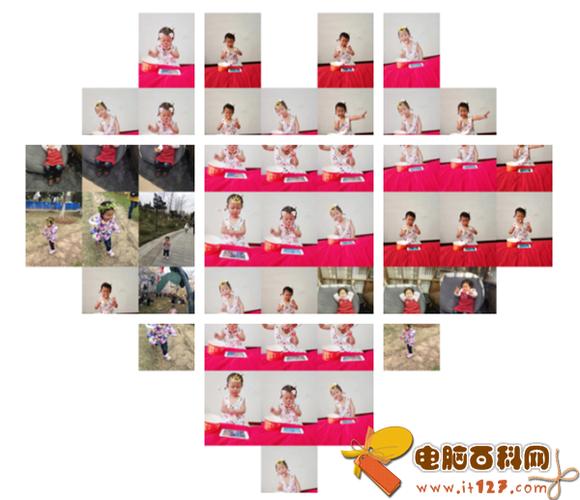 朋友圈爱心形配图怎么做 微信朋友圈九宫格心形拼图教程